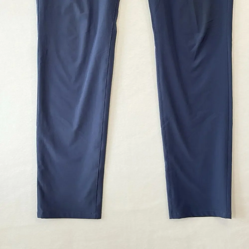 Mizzen Main Pants Mens 34x34 Blue Helmsman Slim Chino Performance Golf Active